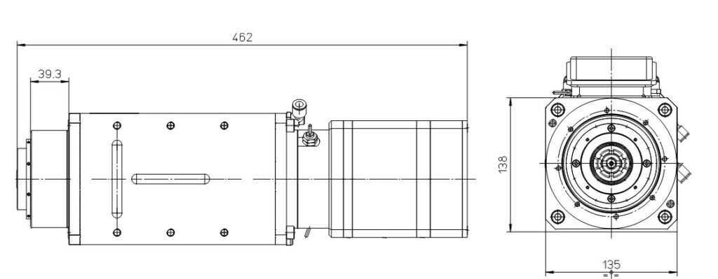 Ingombro per RC110/2250FP1HSKA50CRPDE   