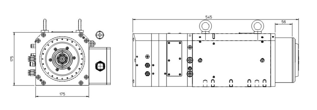 Ingombro per RA150/2270FP1HSKE63CRPD(E)    